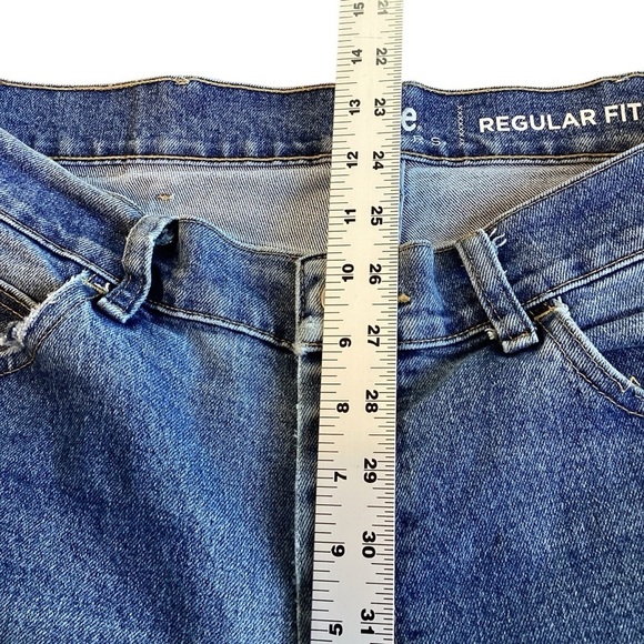 Lee Riders Men’s Regular Fit Jeans Y2K Distressed Fading Size 36x32 Thrashed - Picture 7 of 15